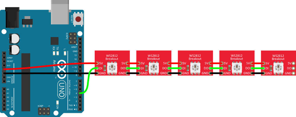 arduino ws2812 circuit